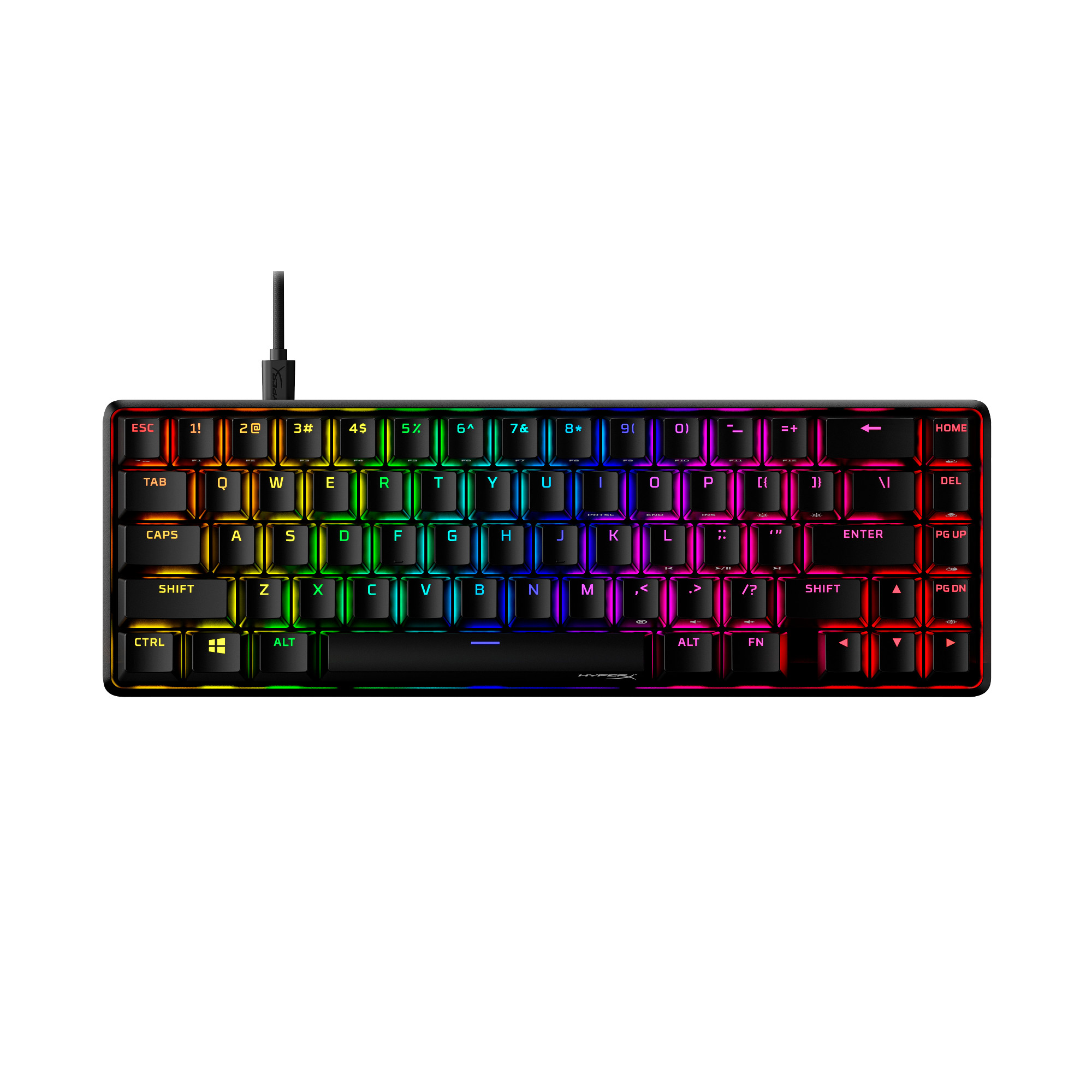 HyperX 65 Alloy Origins AQU Gaming Keyboard-US - Klávesnice0 