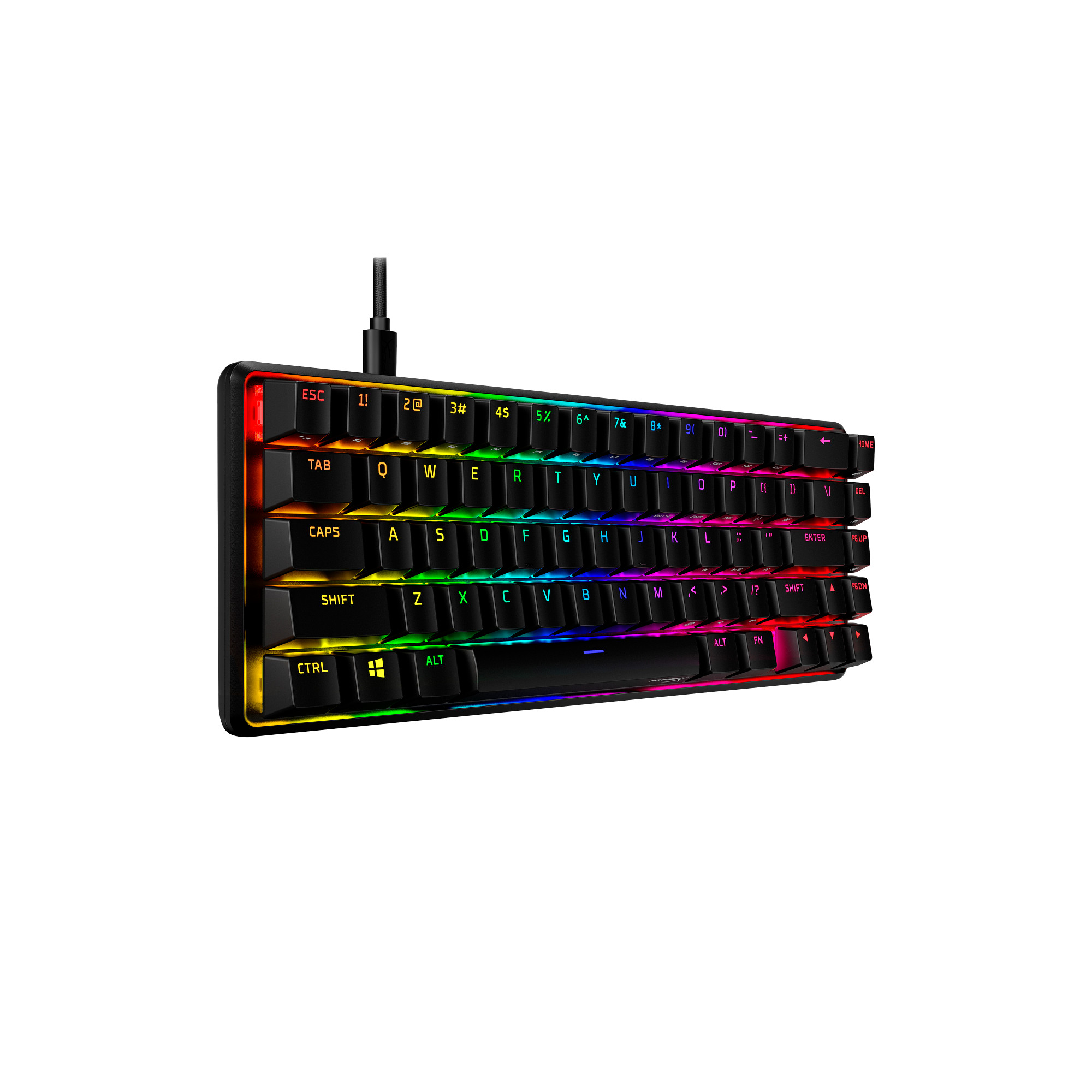 HyperX 65 Alloy Origins AQU Gaming Keyboard-US - Klávesnice3 