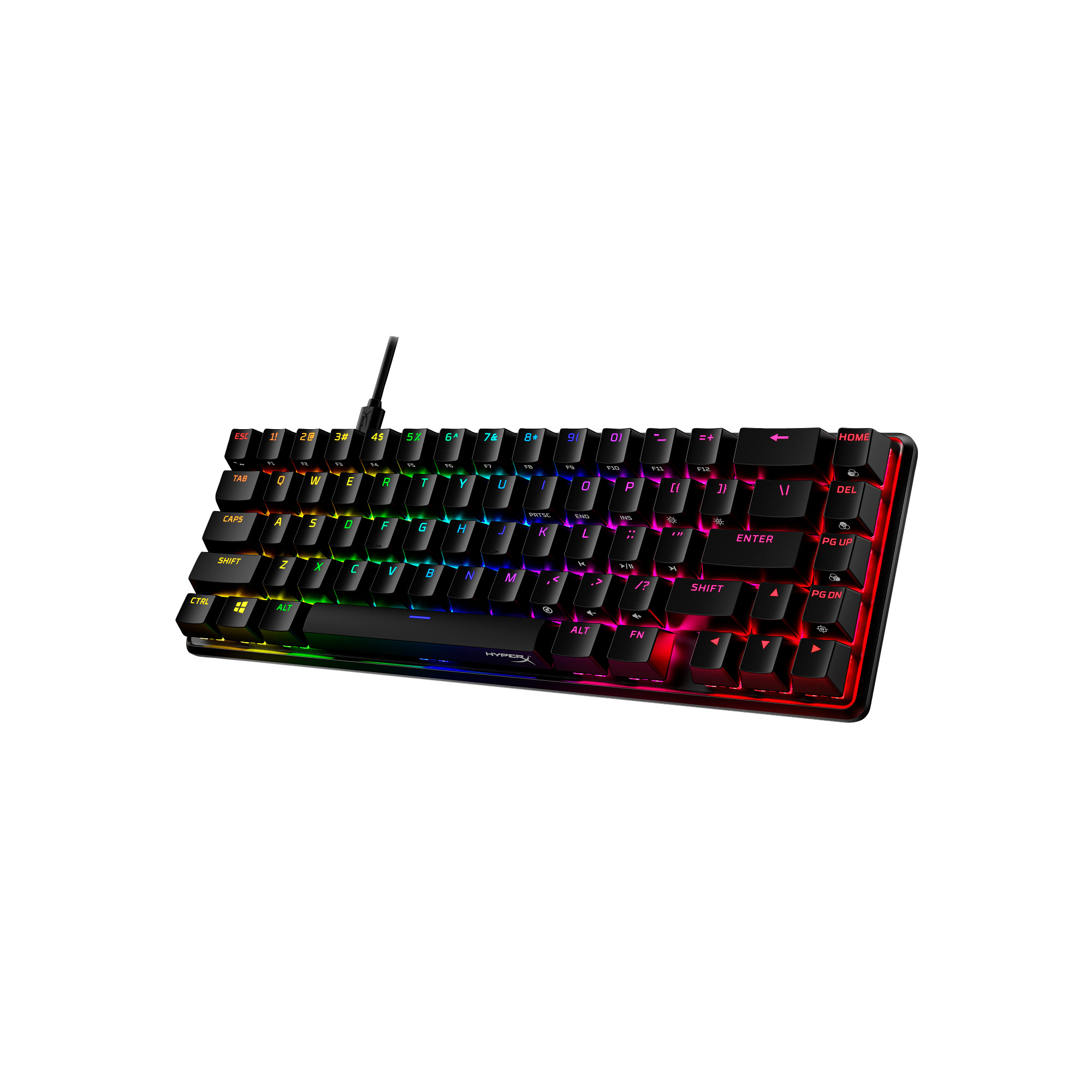 HyperX 65 Alloy Origins AQU Gaming Keyboard-US - Klávesnice1 