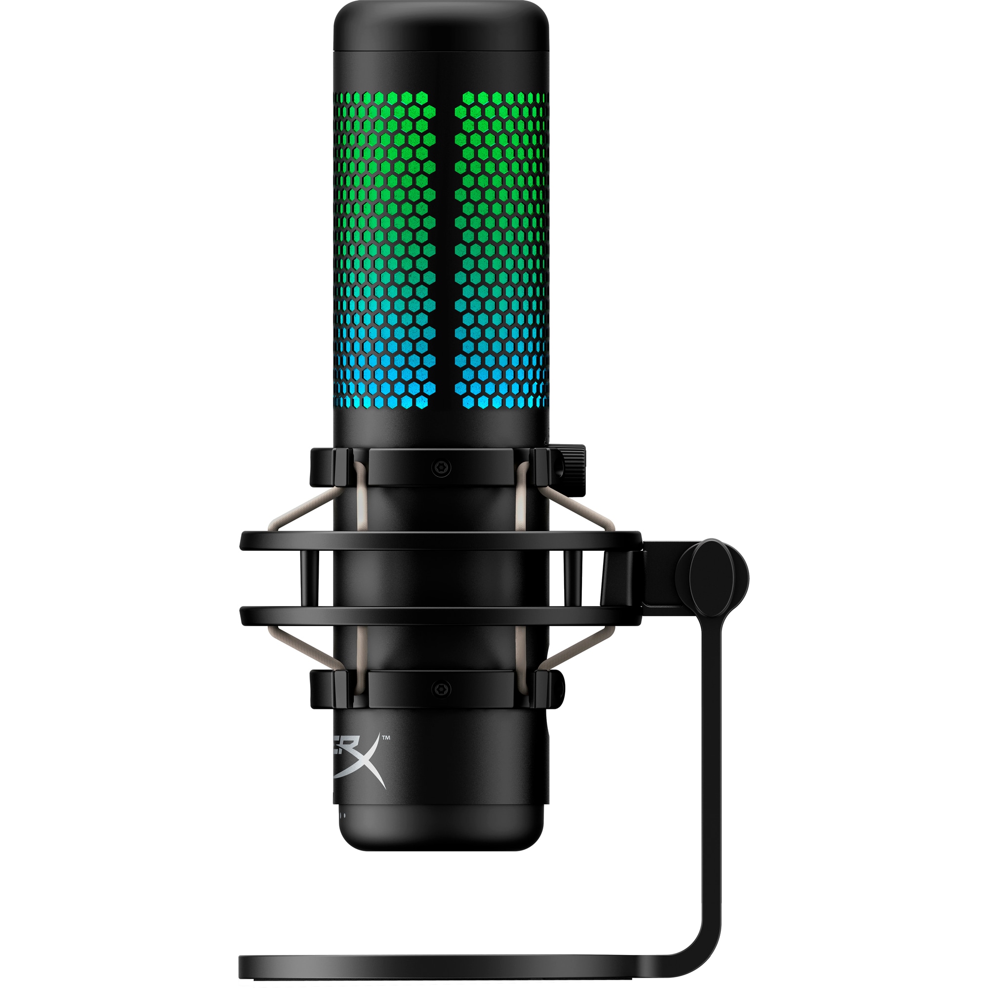 HyperX QuadCast S - USB Microphone (Black-Grey) - RGB Lighting (HMIQ1S-XX-RG/ G) - Mikrofon3 