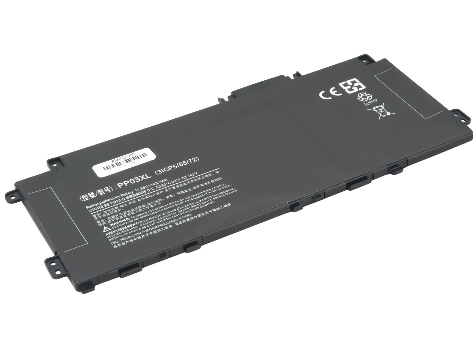 AVACOM baterie pro HP Pavilion 13-bb series PV03XL Li-Pol 11, 55V 3723mAh 43Wh0 