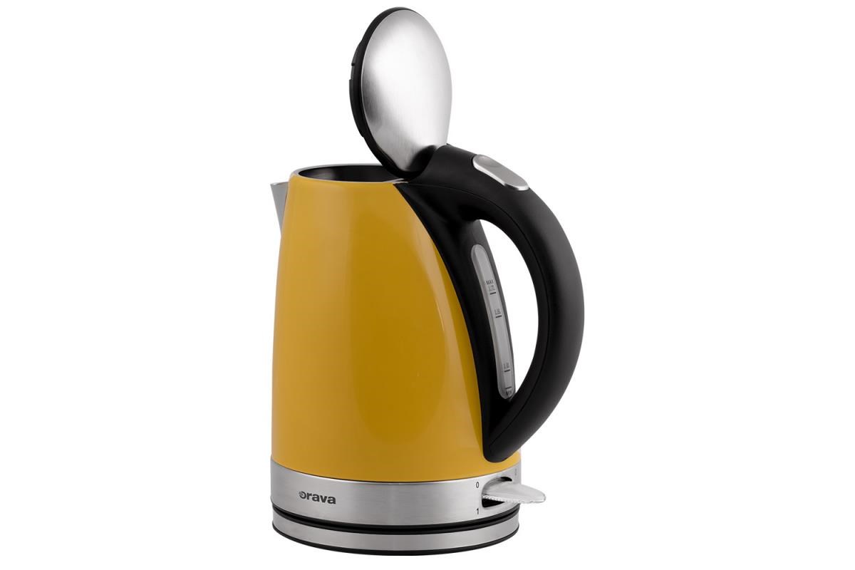 Orava VK-3217 Y rychlovarná konvice, 2000 W, 1.7 l, automatické vypnutí, žlutá1 