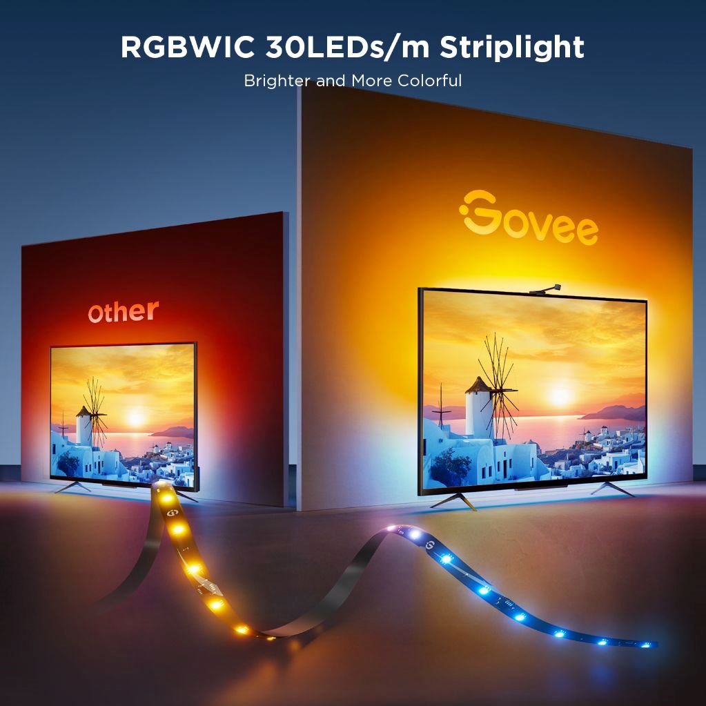 Govee Backlight 3S Netflix TV 55-65 SMART LED podsvícení RGBICW6 