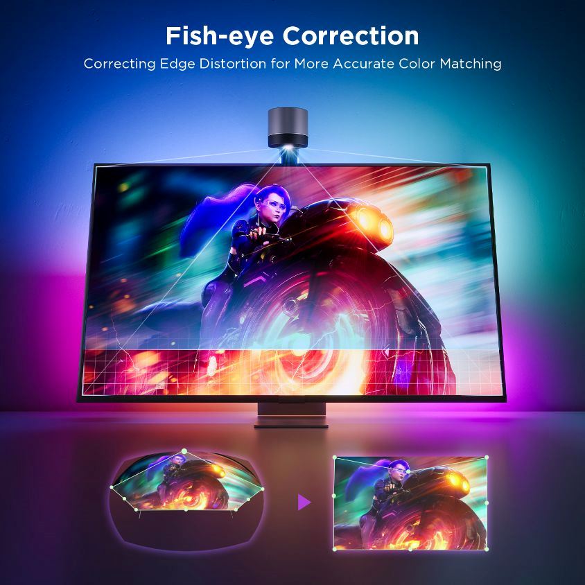 Govee Backlight 3S Netflix TV 55-65 SMART LED podsvícení RGBICW3 