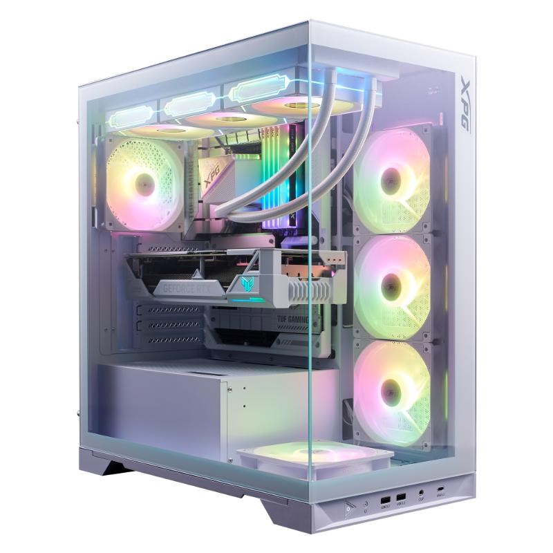 ADATA XPG case INVADER X BTF Mid-Tower,  bez zdroje,  5x 120mm Fan,  Bílá0 