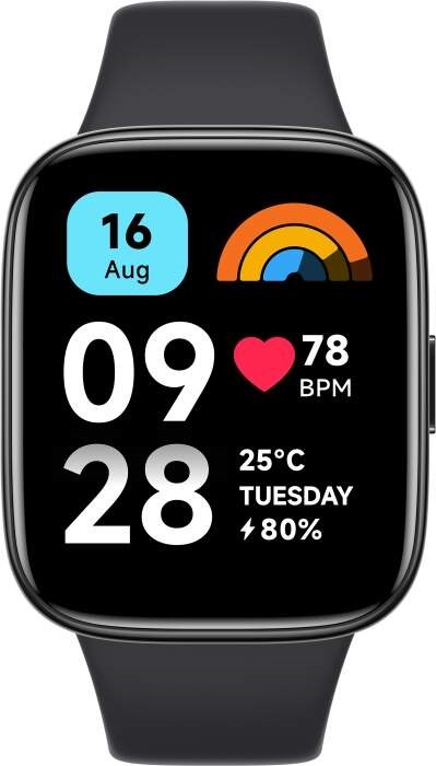 Xiaomi Redmi Watch 3 Active/ Black/ Šport Band/ Black0 
