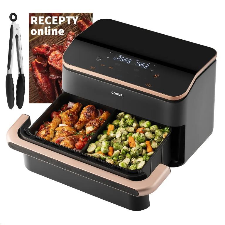 Cosori TF101S Dual blaze TwinFry 10l hozkovzdušná fritéza2 
