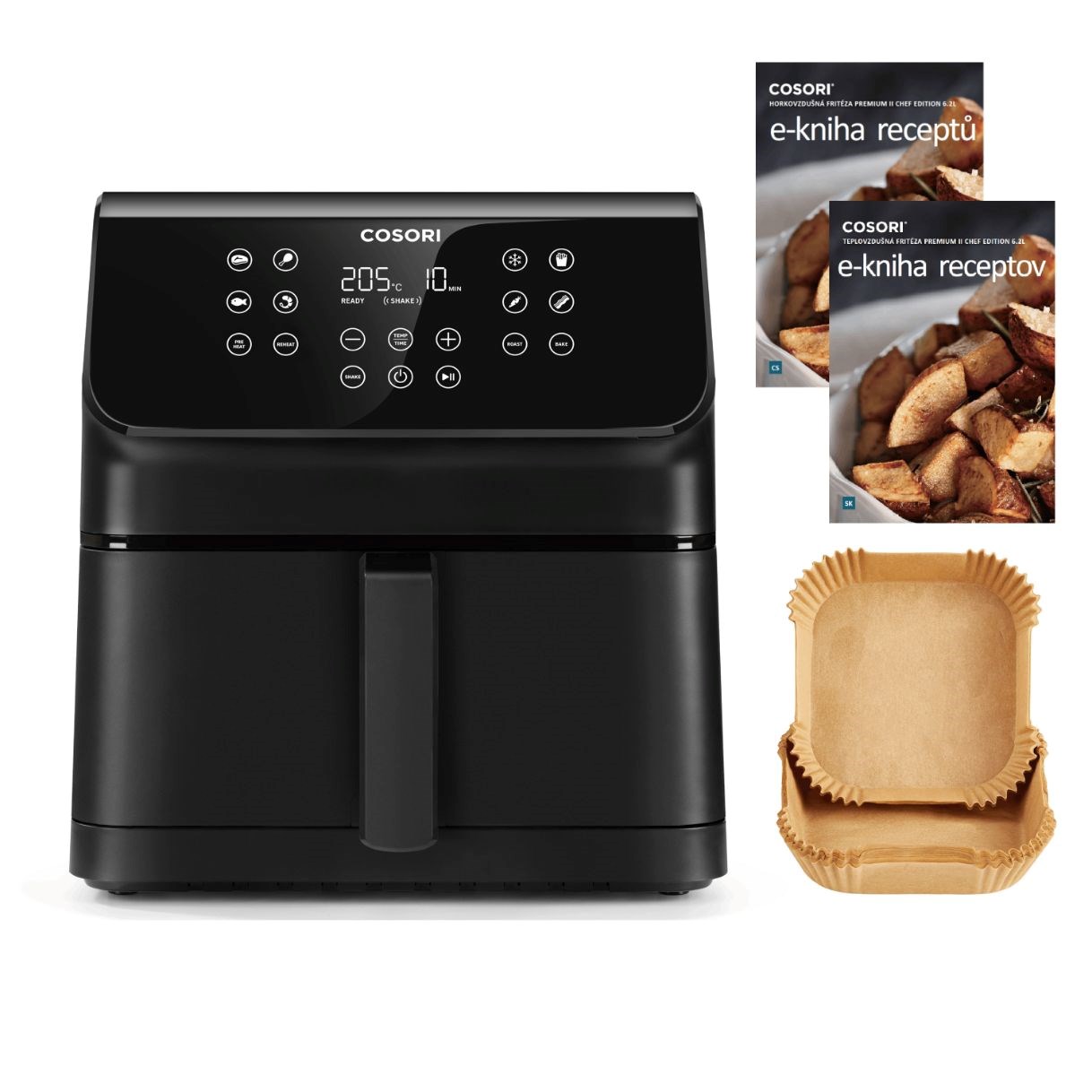 Cosori P651 PREMIUM II Chef edition 6, 2l horkovzdušná fritéza0 