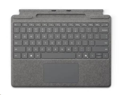 Klávesnica Microsoft Surface Pro Signature (čierna),  komerčná,  CZ/ SK (s potlačou)0 