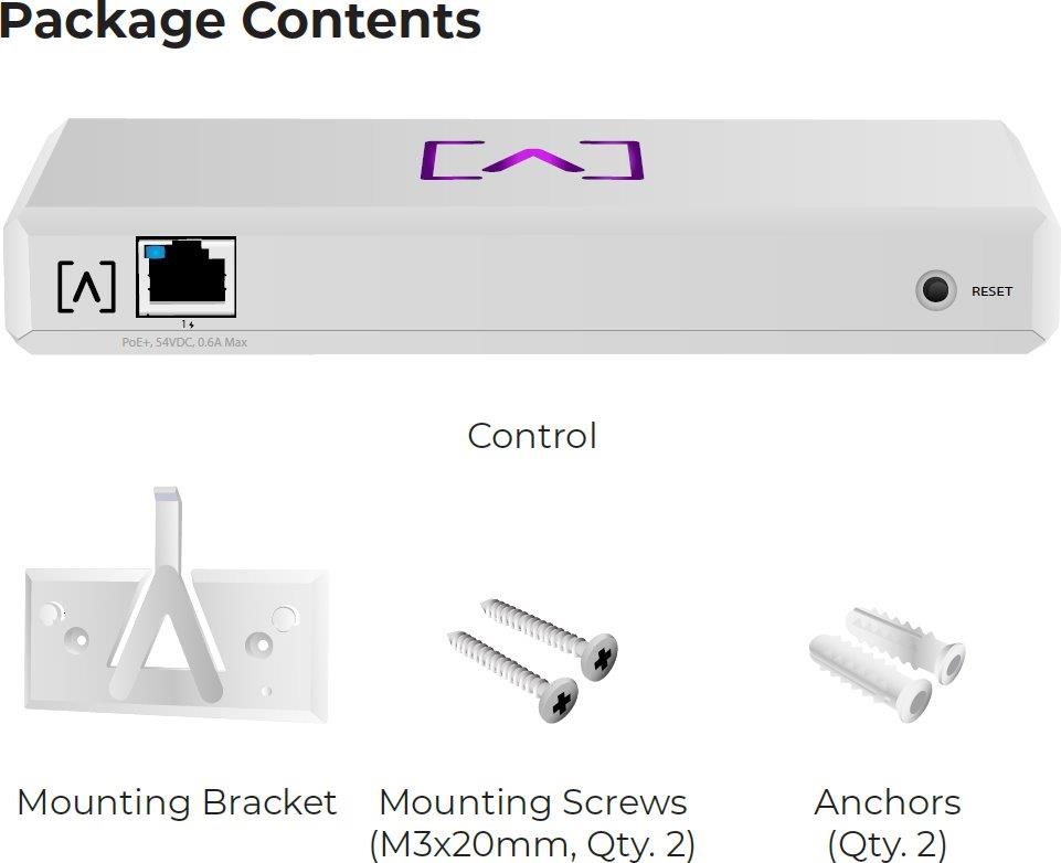 Alta Labs CONTROL,  Lokální network controller4 