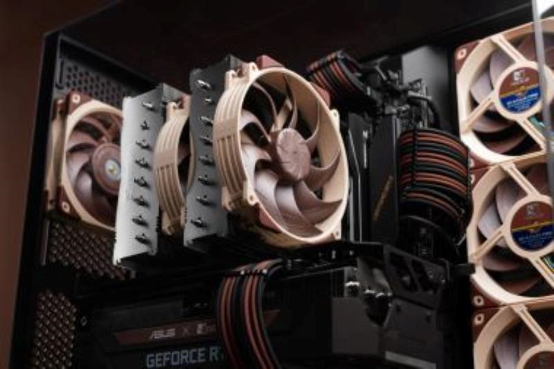 NOCTUA Chladič CPU NH-D15 G2,  2x 140mm,  LGA1851,  AM5,  hnědá/ stříbrná3 