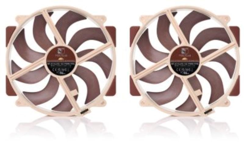 NOCTUA Ventilátory NF-A14x25r G2 PWM, Set 2 Ventilátorů, 140x140x25, PWM2 