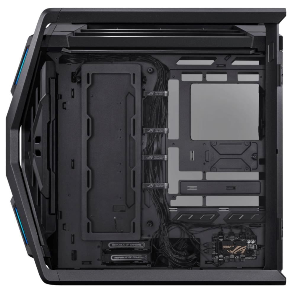 ASUS case ROG HYPERION (GR701) BTF,  Big Tower,  průhledná bočnice,  4x 140mm Fan,  černá8 