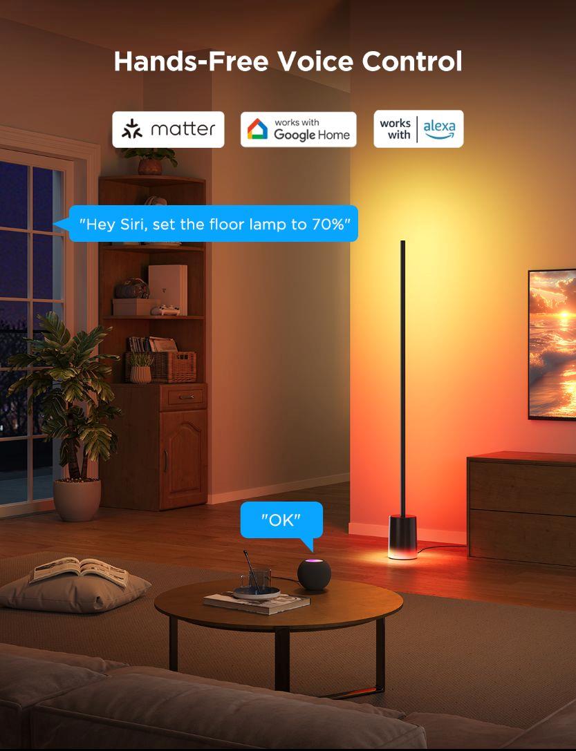 Govee Floor Lamp 2 MATTER RGBICWW Smart lampa6 