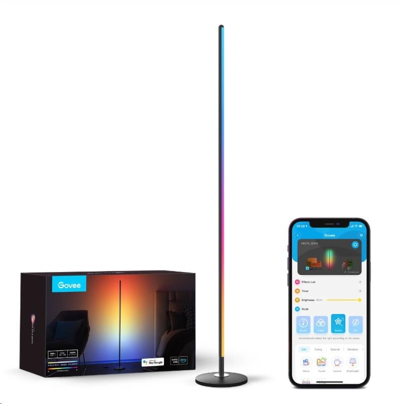 BAZAR - Govee RGBICW Smart Corner Floor Lamp - pošk. obal0 