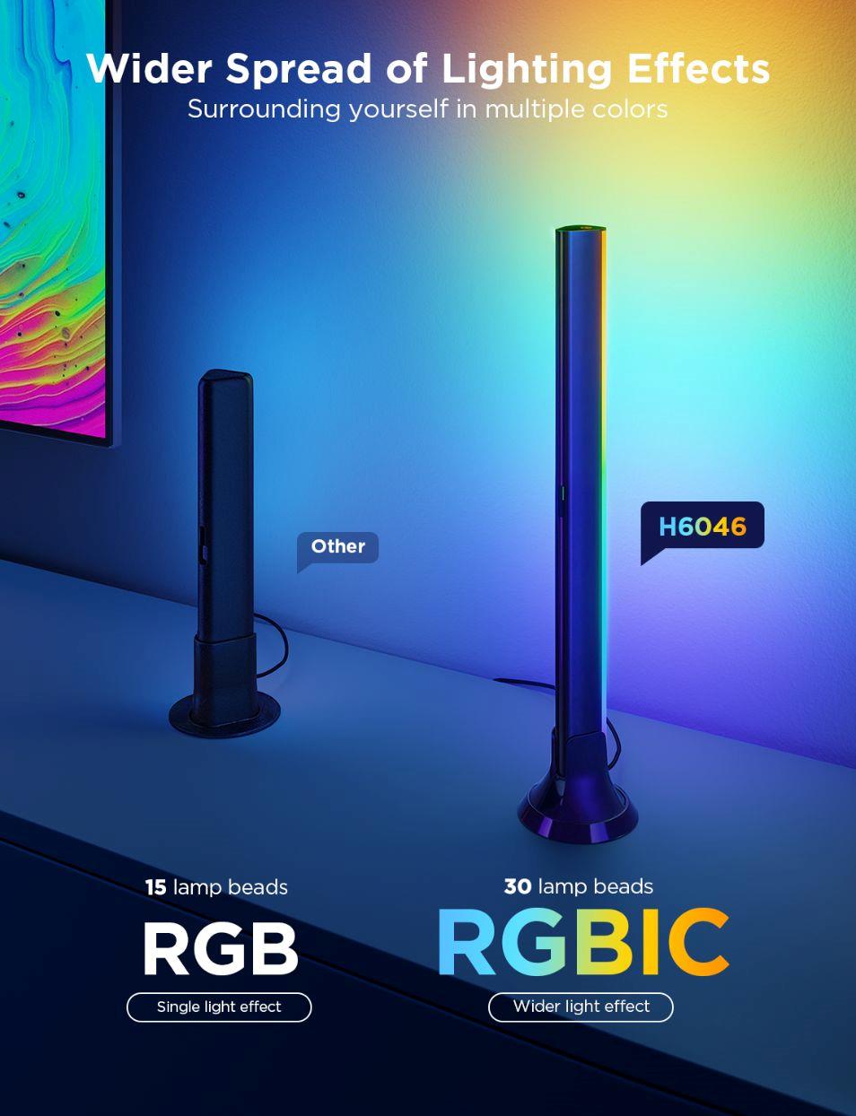 BAZAR - Govee TV Backlight Kit 2 SMART sada LED podsvícení - pošk. obal7 