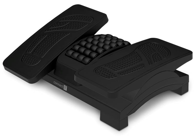 CONNECT IT Podložka pod nohy DoubleLegPad PRO For Health, černá1 