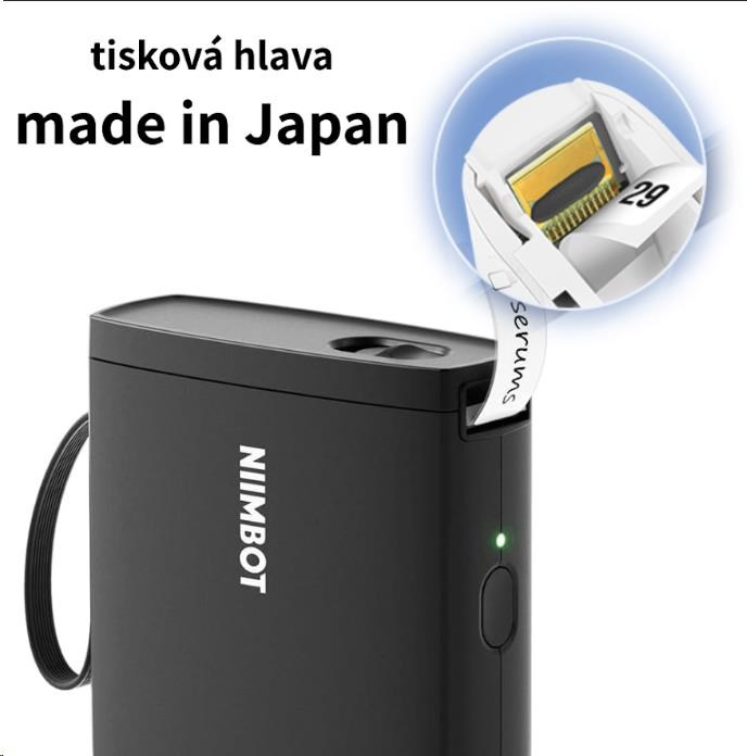 Niimbot Tiskárna štítků D11-H Smart,  černá + role štítků 160 ks5 