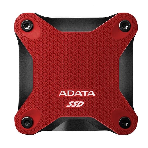 ADATA Externí SSD 1TB SD620,  USB Micro-B,  USB 3.2 Gen 2,  R:520/ W:460MB/ s,  červená0 