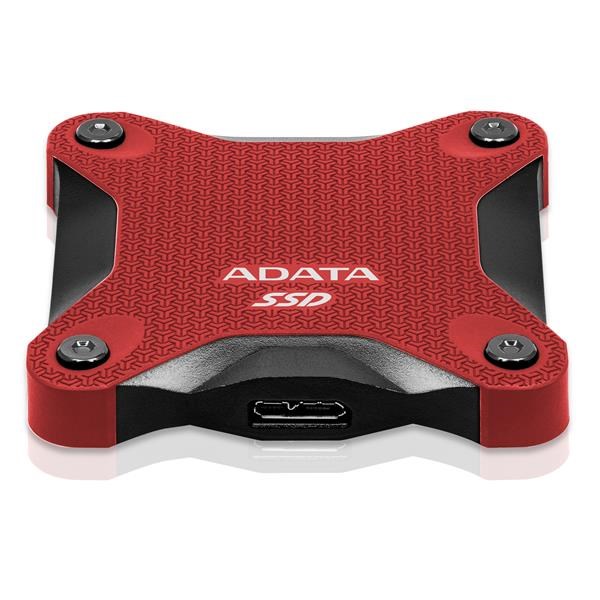 ADATA Externí SSD 1TB SD620,  USB Micro-B,  USB 3.2 Gen 2,  R:520/ W:460MB/ s,  červená3 