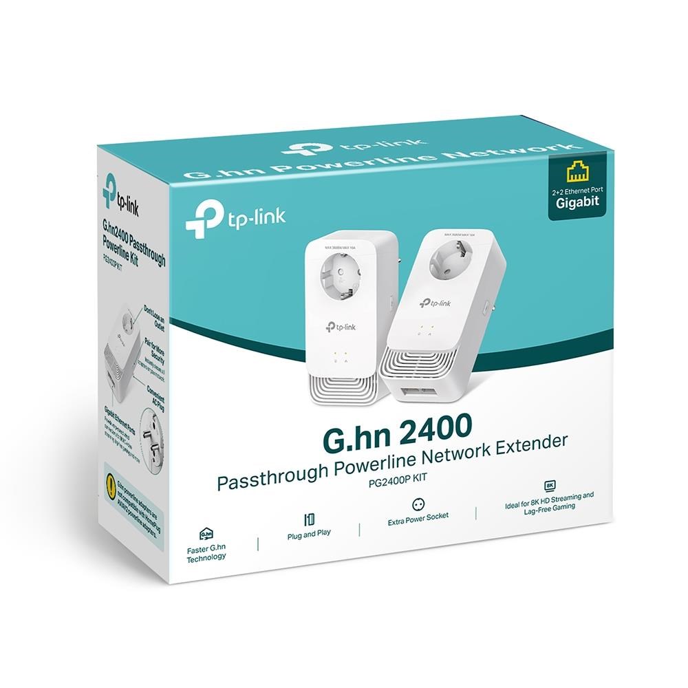 TP-Link PG2400P KIT průchozí powerline set (G.hn2400,2xGbE)1 