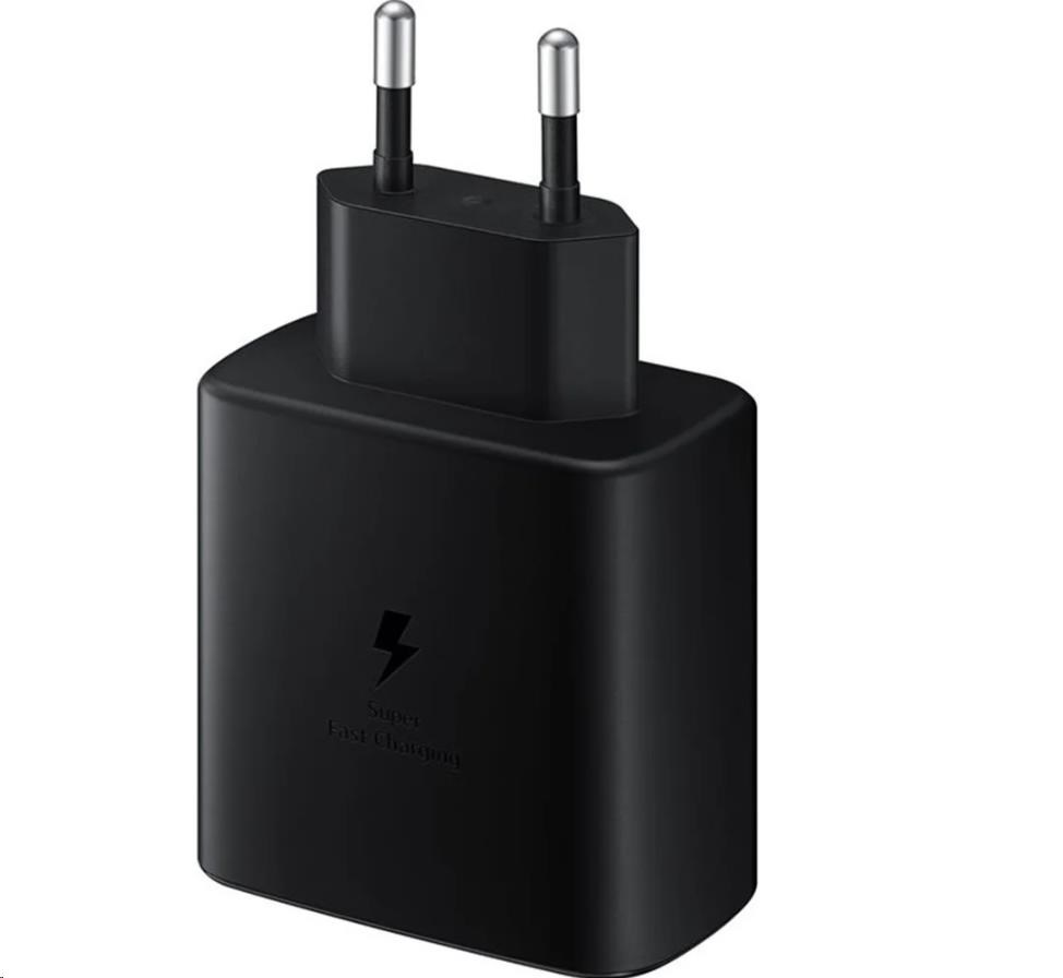 Samsung cestovní nabíječka EP-T4511XBE, Fast Charging 45W, USB-C + datový kabel USB-C, černá1 