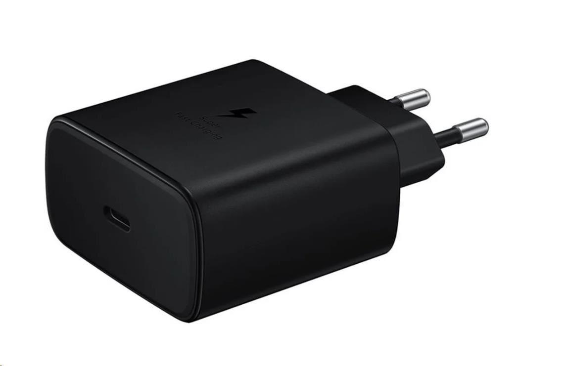 Samsung cestovní nabíječka EP-T4511XBE, Fast Charging 45W, USB-C + datový kabel USB-C, černá2 