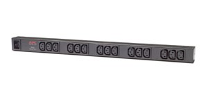 APC Rack PDU,  Basic,  ZeroU,  16A,  208/ 230V,  (15)C13,  IEC-320 C20 2.5m0 