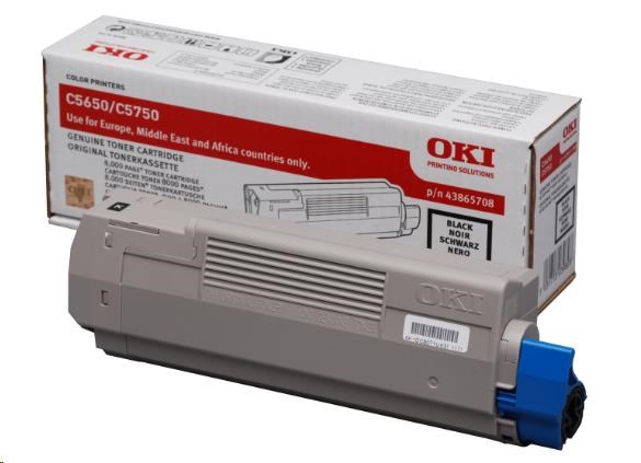 Čierny toner OKI pre C5650/ C5750 (8 000 strán)0 