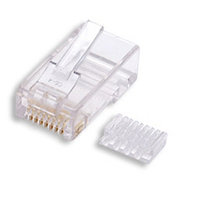 Konektor UTP RJ45 (8p8c),  Cat6,  50µm,  skládaný,  drát - 100 ks0 