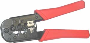 Kleště krimpovací EKONOMY pro konektory RJ11,  RJ12,  RJ450 