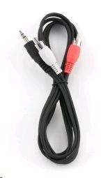 GEMBIRD Audio kábel 3,5 mm Jack - 2x Cinch 1,5 m (RCA, M/M, stereo)1 