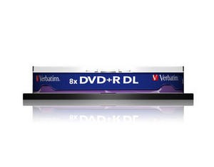 VERBATIM DVD+R(10-pack) Dvojvrstvové/ 8x/ 8.5 GB/ vreteno1 