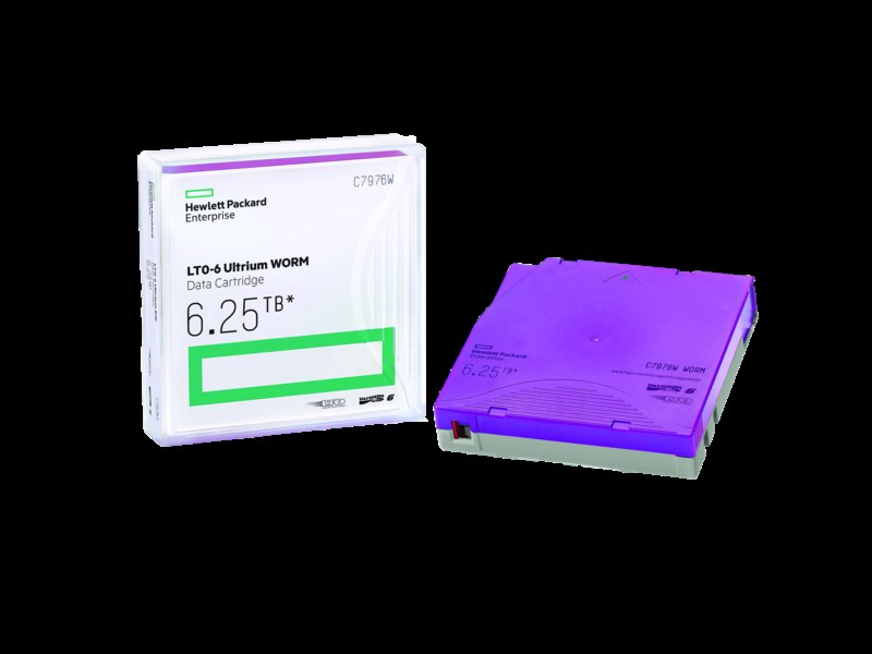 HP LTO-6 Ultrium 6.25TB MP RW Data Cartridge C7976A (1x LTO6 Ultrium 6.25TB MPRWDataCartridge + WriteOn Label)0 