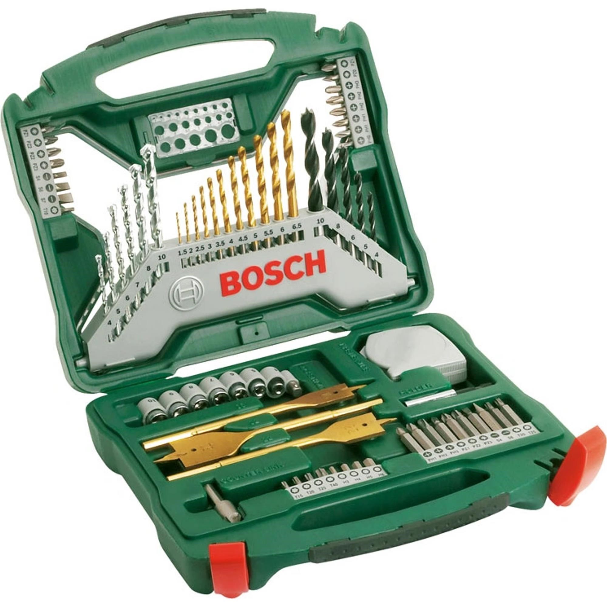 BOSCH 70dílná sada X-Line s povlakem TiN0 