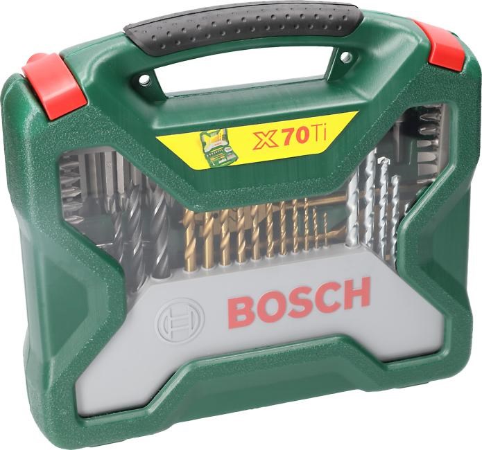 BOSCH 70dílná sada X-Line s povlakem TiN1 