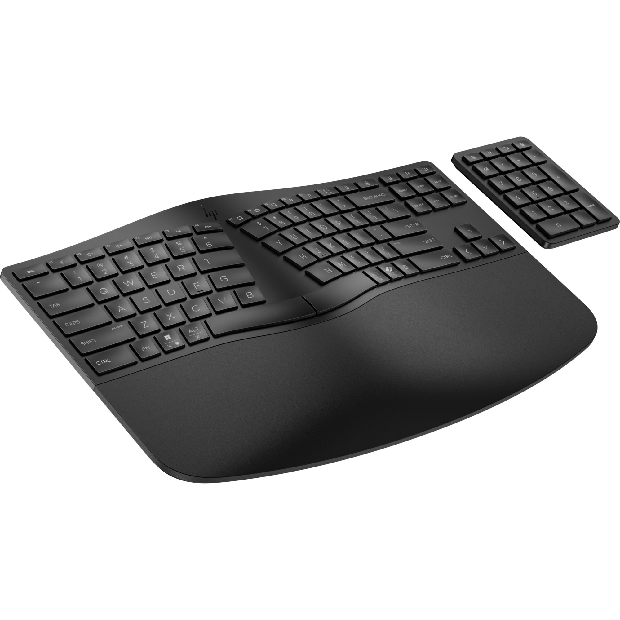 HP 960 Black Ergonomic Wireless Keyboard - bezdrátová ergonomická klávesnice CZ/SK2 