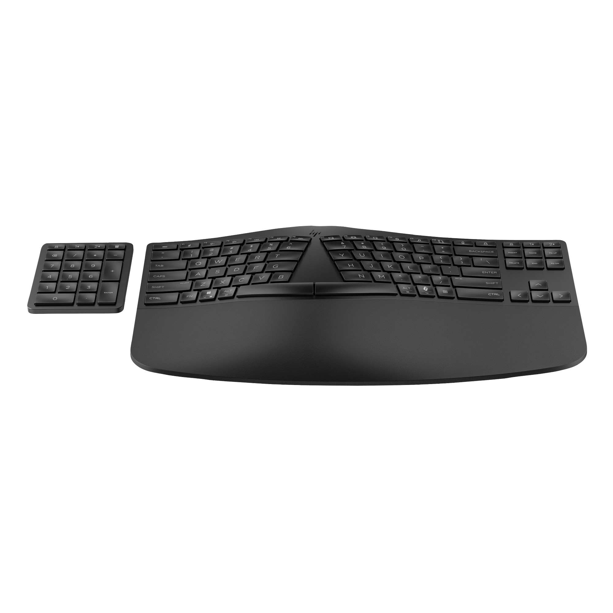 HP 960 Black Ergonomic Wireless Keyboard - bezdrátová ergonomická klávesnice CZ/SK8 
