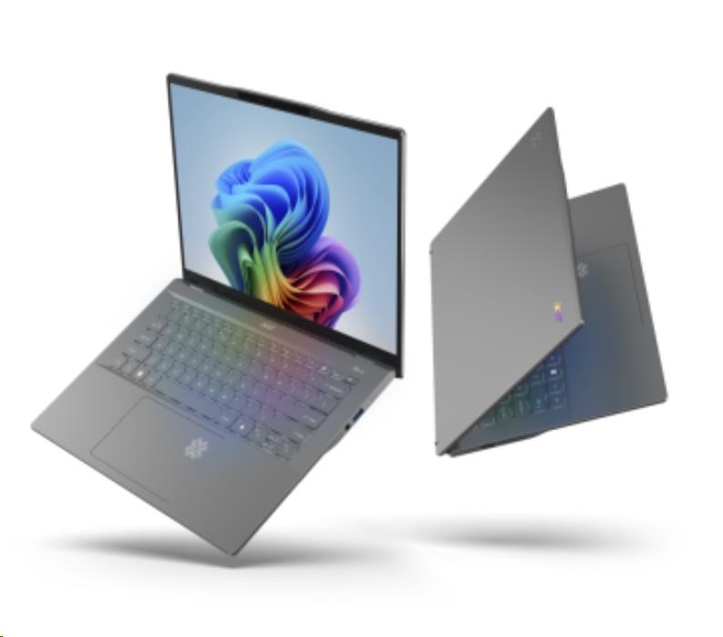 ACER NTB Swift 14 AI (SF14-11-X6CS),  QualSnapdragon XPlus X1P-64100,  16GB,  1024GB PM4 SSD,  GualAdreno,  W11,  Grey2 