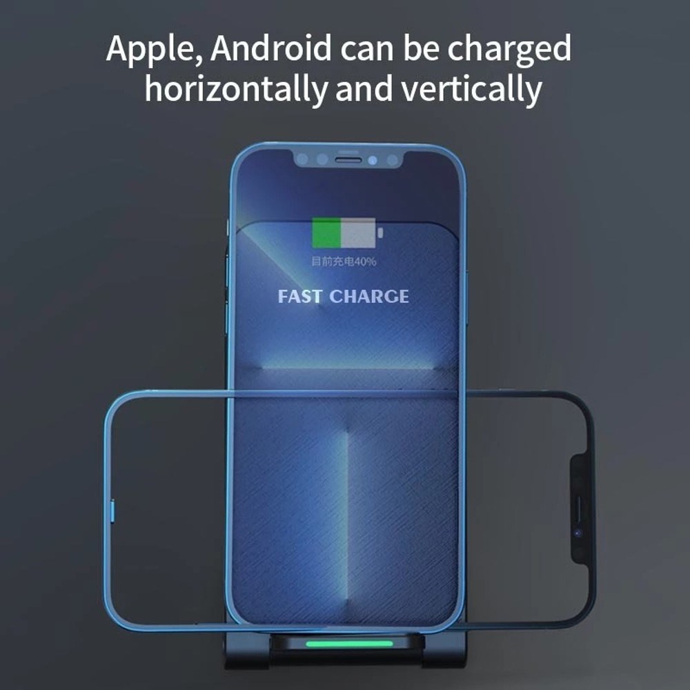 1stCOOL bezdrátová QI nabíječka H18,  skládací stojánek,  USB-C,  bílá4 