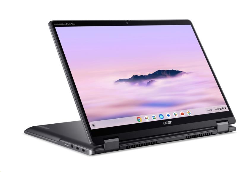 ACER NTB Chromebook Plus Spin 514 (CP514-4HN-36VY),  ICore 3 100U,  8GB,  256GB PM4 SSD,  Intel UHD,  Chrome,  Grey4 
