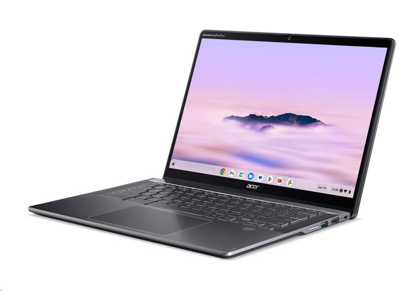 ACER NTB Chromebook Plus Spin 514 (CP514-4HN-52NT),  ICore 5 120U,  8GB,  256GB PM4 SSD,  Intel Iris Xe,  Chrome,  Grey5 