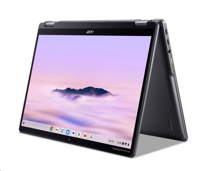ACER NTB Chromebook Plus Spin 514 (CP514-4HN-52NT),  ICore 5 120U,  8GB,  256GB PM4 SSD,  Intel Iris Xe,  Chrome,  Grey1 