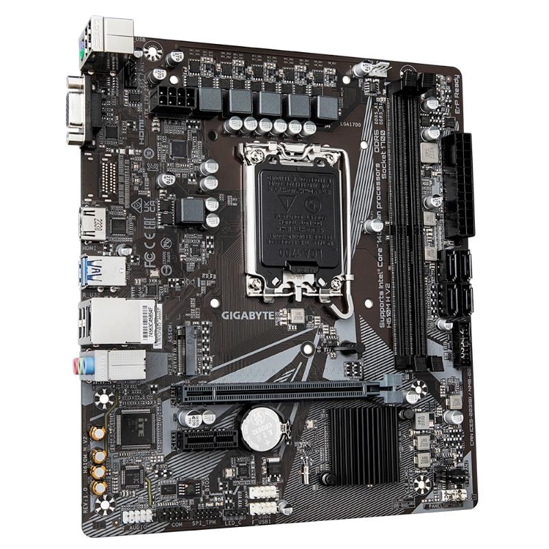 GIGABYTE MB Sc LGA1700 H610M H V2,  Intel H610,  2xDDR5,  1xHDMI,  1xVGA,  mATX3 