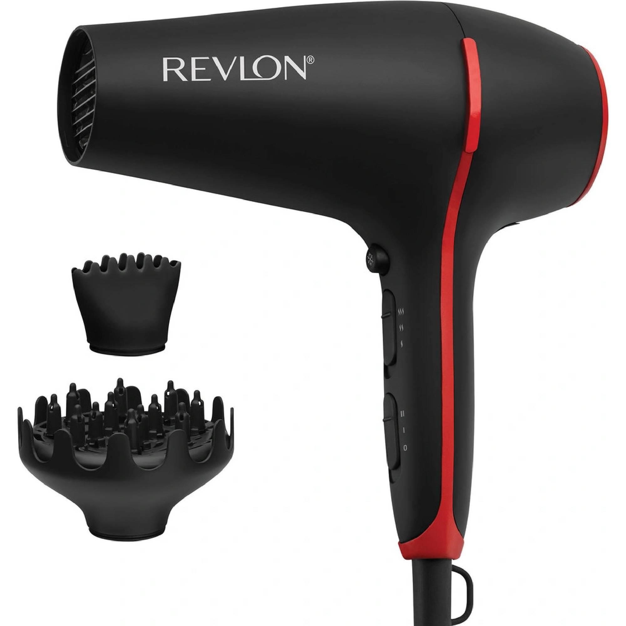 Revlon Smoothstay Coconut Oil RVDR5317E fén na vlasy,  2000 W,  2 rychlosti,  3 teploty,  černá3 