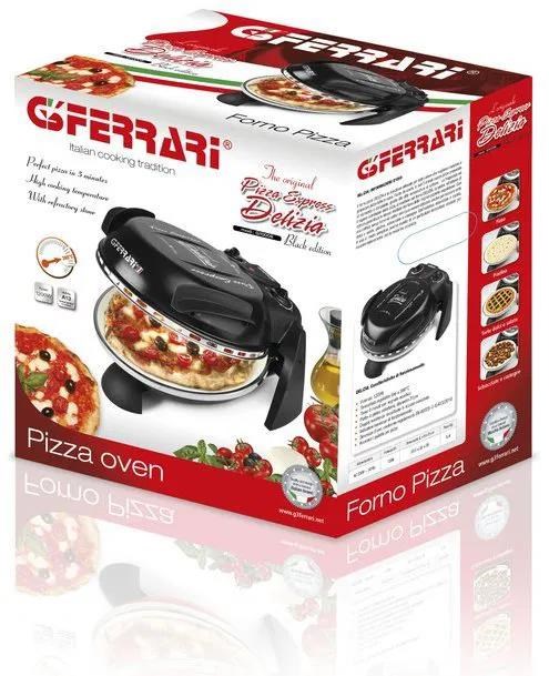 G3 Ferrari Delizia pec na pizzu,  1200 W,  časovač,  termostat,  horní a spodní ohřev,  černá1 
