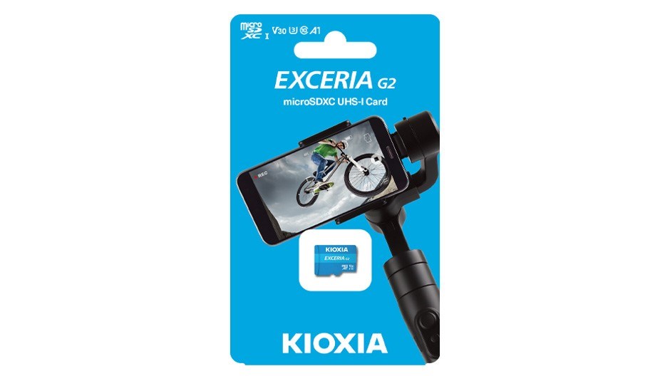 KIOXIA microSD Karta EXCERIA G2 128GB, UHS-I U3 V30, s Adaptérem2 