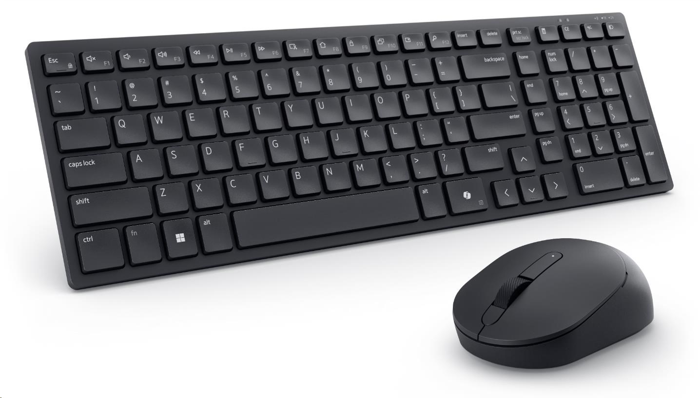 DELL Silent Keyboard and Mouse - KM555 - Czech/ Slovak (QWERTZ)0 