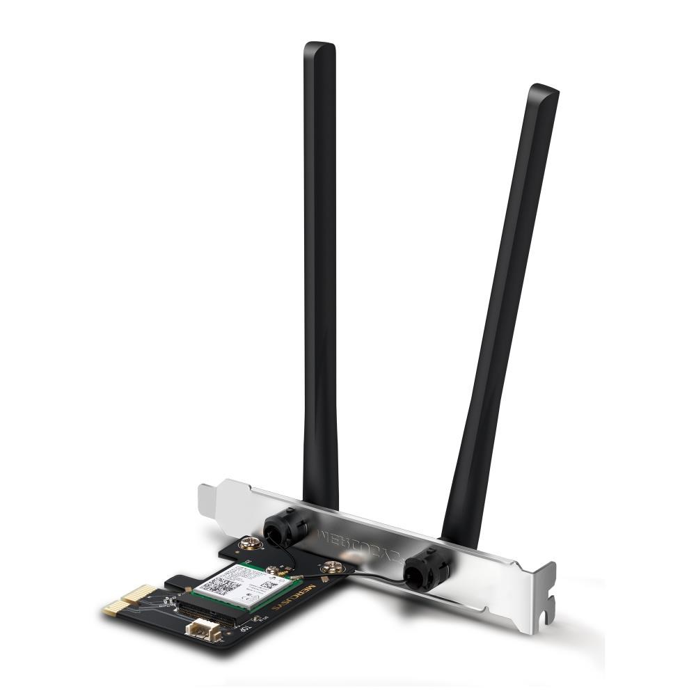 MERCUSYS MA80XE WiFi6E PCIe adapter (AX3000, 2, 4GHz/ 5GHz, Bluetooth5.2)1 