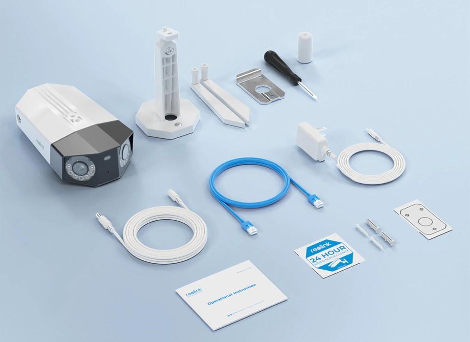 REOLINK bezpečnostní kamera Duo Series W730,  Duo 2 WiFi,  PIR,  Wi-fi,  duální čočky3 